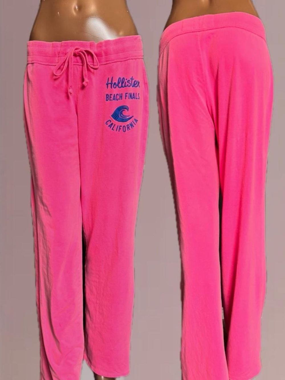 Hollister vintage Y2K pink straight leg sweatpants